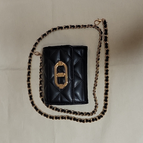 Aldo Bags Aldo Quilted Wallet With Chain Strap Poshmark